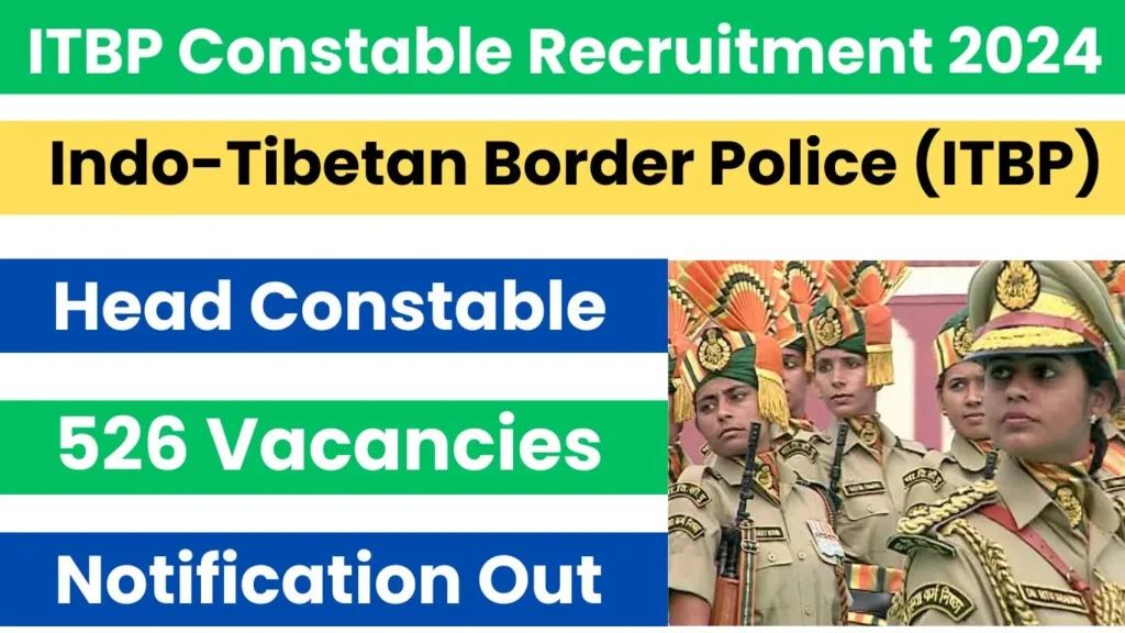 ITBP Constable Recruitment 2024